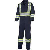 516T Coveralls, 40 (Tall), Navy Blue Distribution Industrielle GC