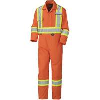 5513T Industrial Wash Coveralls, 40 (Tall), High Visibility Orange Distribution Industrielle GC