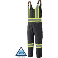 5536BK Combinaison en toile de coton matelass&eacute;e, Coton, T-petit, Noir Distribution Industrielle GC