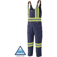 5536 Combinaison en toile de coton matelass&eacute;e, Coton, Petit, Bleu marin Distribution Industrielle GC