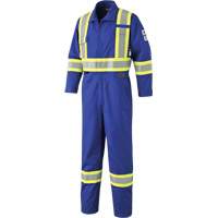 7704 FR-Tech&reg; High-Visibility Coveralls, Size 42, Royal Blue, 10 cal/cm²/9.7 cal/cm² Distribution Industrielle GC