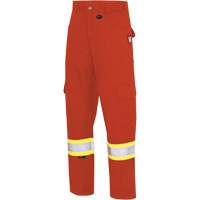 7765 Pantalon cargo de s&eacute;curit&eacute; haute visibilit&eacute; r&eacute;sistant aux arcs &eacute;lectriques FR-Tech 88/12, 30, x 32, Orange haute visibilit&eacute;, 10 cal/cm² Distribution Industrielle GC