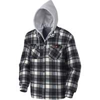 415BG Quilted Hooded Shirt, Men's, X-Small, Multi-Colour Distribution Industrielle GC