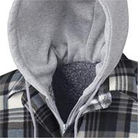 415BG Quilted Hooded Shirt, Men's, X-Small, Multi-Colour Distribution Industrielle GC