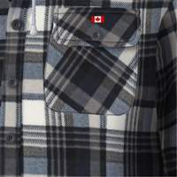 415BG Quilted Hooded Shirt, Men's, X-Small, Multi-Colour Distribution Industrielle GC