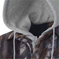 415CM Quilted Hooded Shirt, Men's, X-Small, Multi-Colour Distribution Industrielle GC