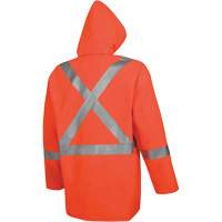 576J Veste de pluie ignifuge haute visibilit&eacute;, Petit, Orange haute visibilit&eacute; Distribution Industrielle GC