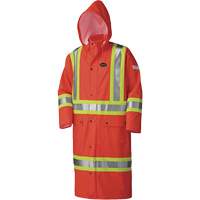 5896 Manteau long imperm&eacute;able et ignifuge, Petit, Orange haute visibilit&eacute; Distribution Industrielle GC