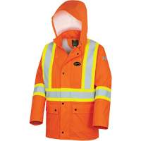 5892PKT High-Visibility FR Waterproof Safety Jacket, X-Small, High Visibility Orange Distribution Industrielle GC