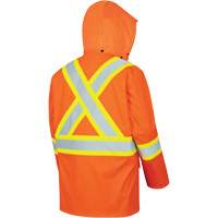 5892PKT High-Visibility FR Waterproof Safety Jacket, X-Small, High Visibility Orange Distribution Industrielle GC