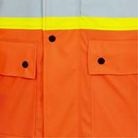 5892PKT High-Visibility FR Waterproof Safety Jacket, X-Small, High Visibility Orange Distribution Industrielle GC