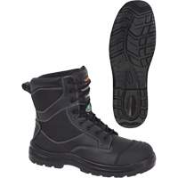 1050 Bottes de s&eacute;curit&eacute; composites noires, Cuir, Taille 14, Imperm&eacute;able Distribution Industrielle GC