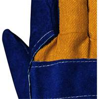630 Gants d'appareilleur isol&eacute;s bleus, Taille unique, Paume en Cuir de vache refendu, Doublure en Boa Distribution Industrielle GC