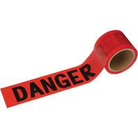 388 Ruban de danger, Bilingue, 3" la x 200' lo, 1,5 mil, Noir/rouge Distribution Industrielle GC