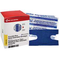 Pansements bleus d&eacute;tectables par d&eacute;tecteurs de m&eacute;taux pour jointures, Jointures, Tissu d&eacute;tectable, St&eacute;rile Distribution Industrielle GC