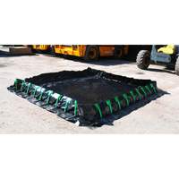 Berme Ultra-Containment Berm, Capacit&eacute; 179 gal. US, 4' la x 6' lo x 12" h, Paroi &agrave; piquets Distribution Industrielle GC
