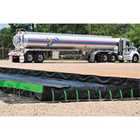 Berme Ultimate Copolymer 2000 Ultra-Containment Berm, Capacit&eacute; 179 gal. US, 4' la x 6' lo x 12" h, Support &agrave; charni&egrave;re Distribution Industrielle GC