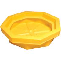 Ultra-Drum Tray sans grille, 32" lo x 32" la x 8,1" h, Cap. de d&eacute;versement 22,8 gal. US Distribution Industrielle GC