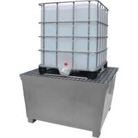 Steel Ultra-IBC Spill Pallet&reg;, 370 US gal. Spill Capacity, 57.6" x 34.7" x 56.9" Distribution Industrielle GC