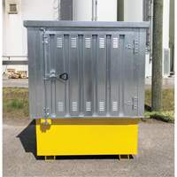 Couvercle rigide en acier Ultra-IBC, 71,1" lo x 83,1" la x 66,3" h, Capacit&eacute; de charge 5640 lb Distribution Industrielle GC