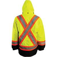 Veste 7 en 1, Polyester, Orange haute visibilit&eacute;, Petit Distribution Industrielle GC