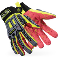 Rig Lizard&reg; 2028X Cut-Resistant Gloves, 6/X-Small, Synthetic/HPPE Palm, Elastic/Hook & Loop Cuff Distribution Industrielle GC