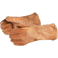 Endura&reg; 505BS Deluxe Brown Welding Gloves, Split Cowhide, Size Large Distribution Industrielle GC