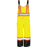 Salopette de s&eacute;curit&eacute; dhiver TO1, Polyester, Petit, Noir/Jaune lime haute visibilit&eacute; Distribution Industrielle GC
