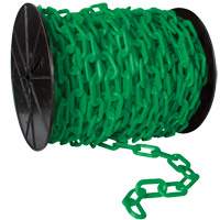 Chaîne de s&eacute;curit&eacute; en plastique robuste, Jaune Distribution Industrielle GC