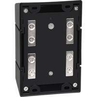 Barri&egrave;re murale magn&eacute;tique avec bande magn&eacute;tique, Plastique, Fixation magn&eacute;tique, 15', Ruban Noir et jaune Distribution Industrielle GC