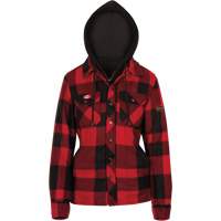 415RBW Quilted Hooded Shirt, Women's, X-Small, Multi-Colour Distribution Industrielle GC