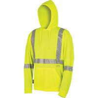 6965 Chandail &agrave; capuchon de s&eacute;curit&eacute; en il-de-perdrix, Petit, Jaune lime haute visibilit&eacute; Distribution Industrielle GC