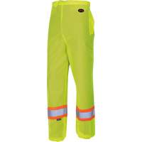 5670 Pantalon de s&eacute;curit&eacute; routi&egrave;re, Polyester, 2T-petit/T-petit, Jaune lime haute visibilit&eacute; Distribution Industrielle GC