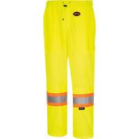5999PW Pantalon de s&eacute;curit&eacute; routi&egrave;re pour femmes, Polyester, T-petit, Jaune lime haute visibilit&eacute; Distribution Industrielle GC