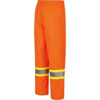 5627W Pantalon &agrave; bavette imperm&eacute;able pour femmes, Polyester/Polyur&eacute;thane, T-petit, Orange haute visibilit&eacute; Distribution Industrielle GC