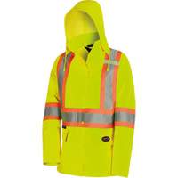 5628W Parka matelass&eacute; de s&eacute;curit&eacute; 300D The Rock, Polyester/Polyur&eacute;thane, Jaune lime haute visibilit&eacute;, T-petit Distribution Industrielle GC