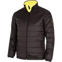 5771 Manteau de s&eacute;curit&eacute; imperm&eacute;able r&eacute;versible, Polyester/Polyur&eacute;thane, Jaune lime haute visibilit&eacute;, Petit Distribution Industrielle GC