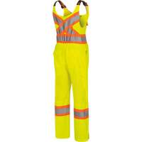 6000W Combinaison de s&eacute;curit&eacute; routi&egrave;re haute visibilit&eacute; pour femmes, Polyester, T-petit, Jaune lime haute visibilit&eacute; Distribution Industrielle GC