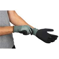 Gants &eacute;cologiques enduits &agrave; prise cr&ecirc;p&eacute;e, 9, R&ecirc;vetement Mousse de latex, Calibre 15, Enveloppe en Nylon/rPET Distribution Industrielle GC