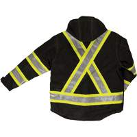 Ripstop 4-in-1 Safety Jacket, Polyester, Black, X-Small Distribution Industrielle GC