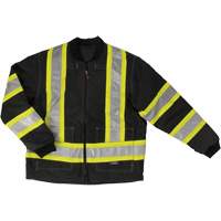 Ripstop 4-in-1 Safety Jacket, Polyester, Black, X-Small Distribution Industrielle GC