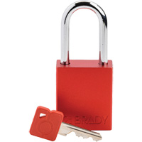 Cadenas de s&eacute;curit&eacute;, Cadenas de s&eacute;curit&eacute;, Cl&eacute;s diff&eacute;rentes, Aluminium, Largeur de 1-1/2" Distribution Industrielle GC