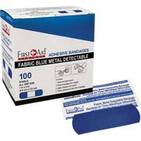 Bandages, Rectangulaire/carr&eacute;e, 3", Tissu d&eacute;tectable, St&eacute;rile Distribution Industrielle GC