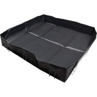 Berme &agrave; support en fil m&eacute;tallique, Capacit&eacute; 748 gal. US, 10' la x 10' lo x 12" h, Support en L Distribution Industrielle GC