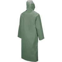 Manteau long avec capuchon d&eacute;tachable Hurricane 851, Petit, Vert Distribution Industrielle GC