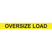 Oversize Load Heavy Haul Sign, Decal/Vinyl, 96" W x 12" H Distribution Industrielle GC
