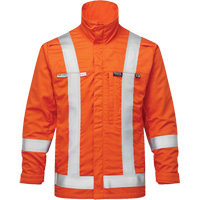 Veste aviateur d'&eacute;t&eacute; Skyline UltraSoft 7 oz., Petit, Orange haute visibilit&eacute; Distribution Industrielle GC