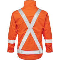 Veste aviateur d'&eacute;t&eacute; Skyline UltraSoft 7 oz., Petit, Orange haute visibilit&eacute; Distribution Industrielle GC