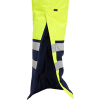 Salopette pour le froid extr&ecirc;me Bisley, Polyester, Petit, Jaune lime haute visibilit&eacute; Distribution Industrielle GC