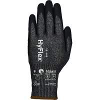 HyFlex&reg; 11-543 Cut Resistant Gloves, Size 6, 13 Gauge, Nitrile Coated, Nylon/Stainless Steel/HPPE/Spandex Shell, ASTM ANSI Level A7/EN 388 Level F Distribution Industrielle GC
